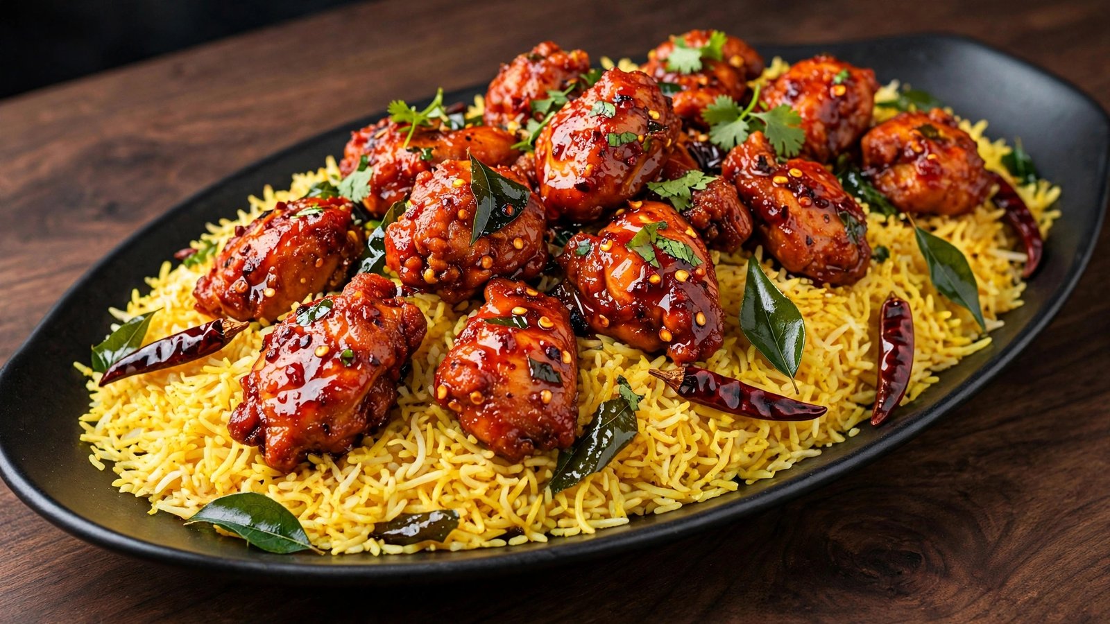 Chicken Chilli Biryani 